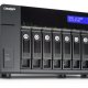 QNAP UX-800P contenitore di unità di archiviazione Custodia per Disco Rigido (HDD) Nero 2.5/3.5