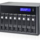 QNAP UX-800P contenitore di unità di archiviazione Custodia per Disco Rigido (HDD) Nero 2.5/3.5
