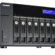 QNAP UX-800P contenitore di unità di archiviazione Custodia per Disco Rigido (HDD) Nero 2.5/3.5