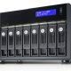 QNAP UX-800P contenitore di unità di archiviazione Custodia per Disco Rigido (HDD) Nero 2.5/3.5