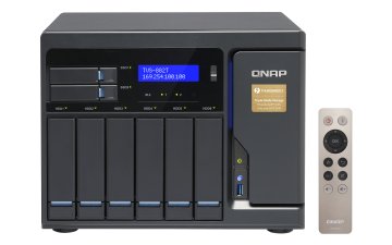 QNAP TVS-882T NAS Tower Intel® Core™ i5 i5-6500 16 GB DDR4 0 TB QNAP Turbo System Nero