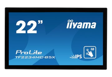 iiyama ProLite TF2234MC-B5X Monitor PC 54,6 cm (21.5") 1920 x 1080 Pixel Full HD LED Touch screen Multi utente Nero