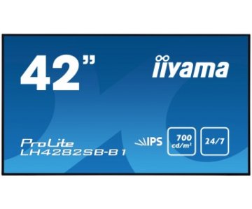 iiyama LH4282SB-B1 visualizzatore di messaggi 106,4 cm (41.9") LED 700 cd/m² Full HD Nero 24/7