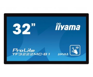 iiyama ProLite TF3222MC-B1 Monitor PC 80 cm (31.5") 1920 x 1080 Pixel Full HD LED Touch screen Capacitivo Nero