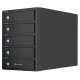 Sharkoon 5-BAY RAID Box Custodia per Disco Rigido (HDD) Nero 3.5