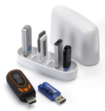 Exponent 47001 custodia penna USB Bianco