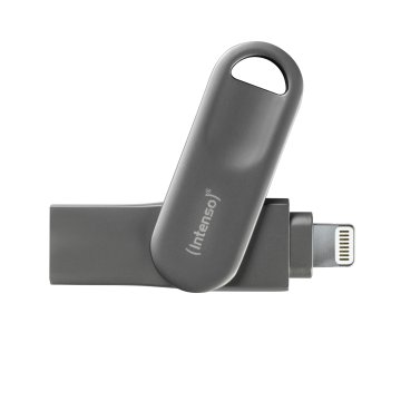 Intenso iMobile Line Pro unità flash USB 64 GB USB Type-A / Lightning 3.2 Gen 1 (3.1 Gen 1) Antracite