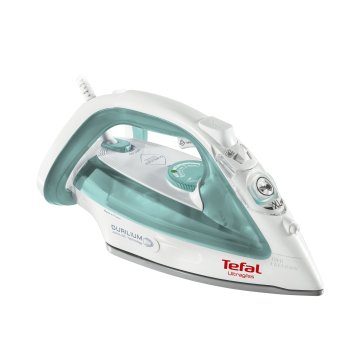 Tefal UltraGliss FV4951 ferro da stiro Ferro a vapore Piastra Durilium Airglide 2500 W Blu, Bianco