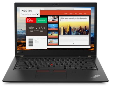 Lenovo ThinkPad T480s Intel® Core™ i7 i7-8550U Computer portatile 35,6 cm (14") Full HD 16 GB DDR4-SDRAM 512 GB SSD Wi-Fi 5 (802.11ac) Windows 10 Pro Nero