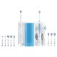 Oral-B Oral Center Spazzolino Elettrico Smart 5000 e Idropulsore Oxyjet con 4 Testine Oxyjet + 6 Testine Di Ricambio 3