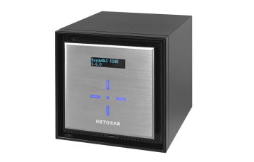NETGEAR ReadyNAS 524X NAS Mini Tower Intel® Pentium® D1508 4 GB DDR4 0 TB Nero, Argento