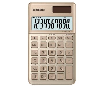 Casio SL-1000SC-GD calcolatrice