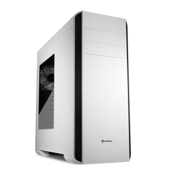 Sharkoon BW9000-W Midi Tower Nero, Bianco