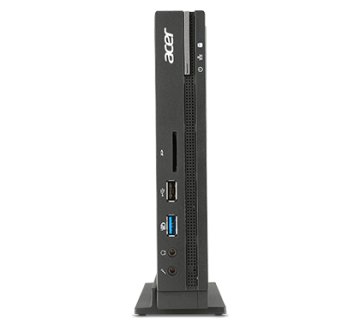 Acer Veriton N N2510G Intel® Pentium® J3710 4 GB DDR3L-SDRAM 128 GB SSD Windows 10 Home Mini PC Nero