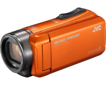 JVC GZ-R405DEU videocamera Videocamera palmare 10 MP CMOS Full HD Nero, Arancione