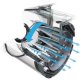 Black & Decker SVFV3250LR scopa elettrica Aspirapolvere elettrica Secco Senza sacchetto 0,45 L Rosso 8