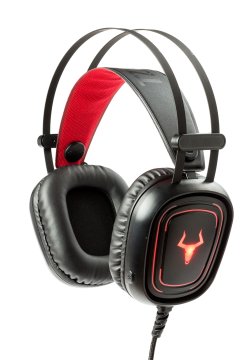 itek TAURUS Auricolare Cablato A Padiglione Gaming Nero