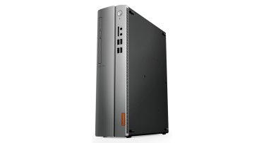 Lenovo IdeaCentre 510S Intel® Core™ i5 i5-7400 8 GB DDR4-SDRAM 256 GB SSD Windows 10 Home SFF PC Nero, Argento