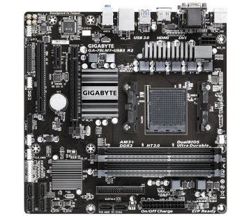 GIGABYTE GA-78LMT-USB3 R2 (rev. 1.0) AMD 760G Socket AM3+ mini ATX