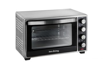 Innoliving INN-738 fornetto con tostapane 30 L 1600 W Nero, Stainless steel Grill