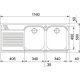 Franke AML 621 Lavello montato su piano Rettangolare Acciaio inox 3
