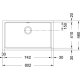 Franke KBG 110-70 Lavello sottopiano Rettangolare 3