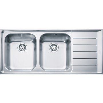 Franke NEX 221 Lavello montato su piano Rettangolare Acciaio inox