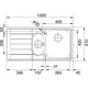 Franke NET 651 Lavello montato su piano Rettangolare Acciaio inox 3