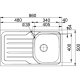 Franke OLL 611-L Lavello montato su piano Rettangolare Acciaio inox 3