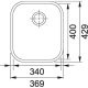 Franke AMX 110-34 Lavello sottopiano Rettangolare Acciaio inox 3