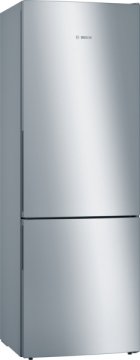 Bosch Serie 4 KGE49VI4A frigorifero con congelatore Libera installazione 412 L Cromo