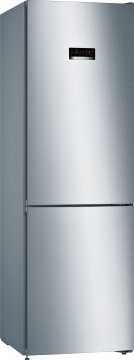 Bosch Serie 4 KGN36XL4A frigorifero con congelatore Libera installazione 324 L Argento, Acciaio inox