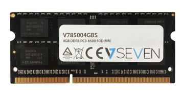 V7 4GB DDR3 PC3-8500 - 1066mhz SO DIMM Notebook Módulo de memoria - V785004GBS