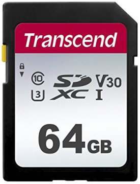 Transcend TS64GSDC300S memoria flash 64 GB SDXC NAND Classe 10