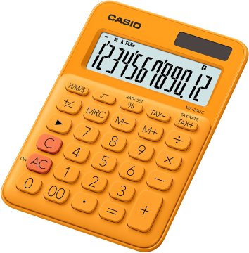 Casio MS-20UC-RG calcolatrice Desktop Calcolatrice di base Arancione