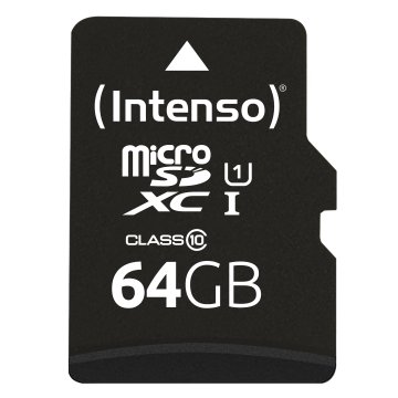 Intenso 3423490 memoria flash 64 GB MicroSDXC UHS-I Classe 10