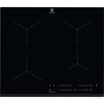 Electrolux EIT61443B piano cottura Nero Da incasso Piano cottura a induzione 4 Fornello(i)