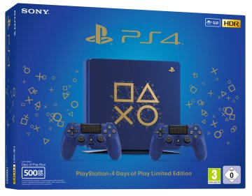 Sony PS4 500GB E + 2 DS4 Days of Play Limited Edition Wi-Fi Blu