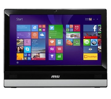 MSI Adora 2BT-035XEU Intel® Celeron® J1900 49,5 cm (19.5") 1600 x 900 Pixel PC All-in-one 4 GB DDR3L-SDRAM 500 GB HDD FreeDOS Wi-Fi 4 (802.11n) Nero, Argento