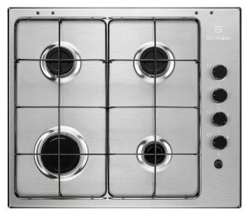 Electrolux EGS 6403 X Acciaio inox Da incasso Gas 4 Fornello(i)