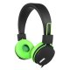 NGS Groove Auricolare Cablato A Padiglione Nero, Verde 3