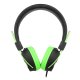 NGS Groove Auricolare Cablato A Padiglione Nero, Verde 4