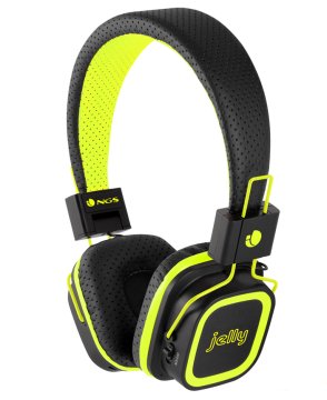 NGS Artica Jelly Auricolare Wireless A Padiglione Musica e Chiamate USB tipo A Bluetooth Nero, Giallo