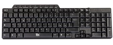 itek ITKC105 tastiera Ufficio USB QWERTY Italiano Nero