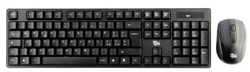 itek ITKMW200 tastiera Mouse incluso Ufficio RF Wireless QWERTY Italiano Nero