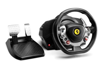 Thrustmaster TX Racing Wheel Ferrari 458 Italia Edition Nero, Argento, Giallo USB 2.0 Sterzo + Pedali Analogico/Digitale PC, Xbox One