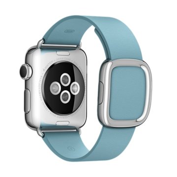 Apple MME32ZM/A accessorio indossabile intelligente Band Blu Pelle