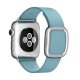 Apple MME32ZM/A accessorio indossabile intelligente Band Blu Pelle 2