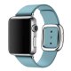 Apple MME32ZM/A accessorio indossabile intelligente Band Blu Pelle 4