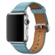 Apple MMGN2ZM/A accessorio indossabile intelligente Band Blu Pelle 4